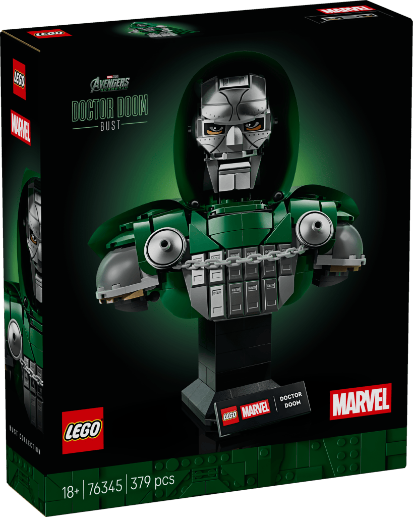 boîte LEGO Marvel 76345 Buste du Docteur Doom