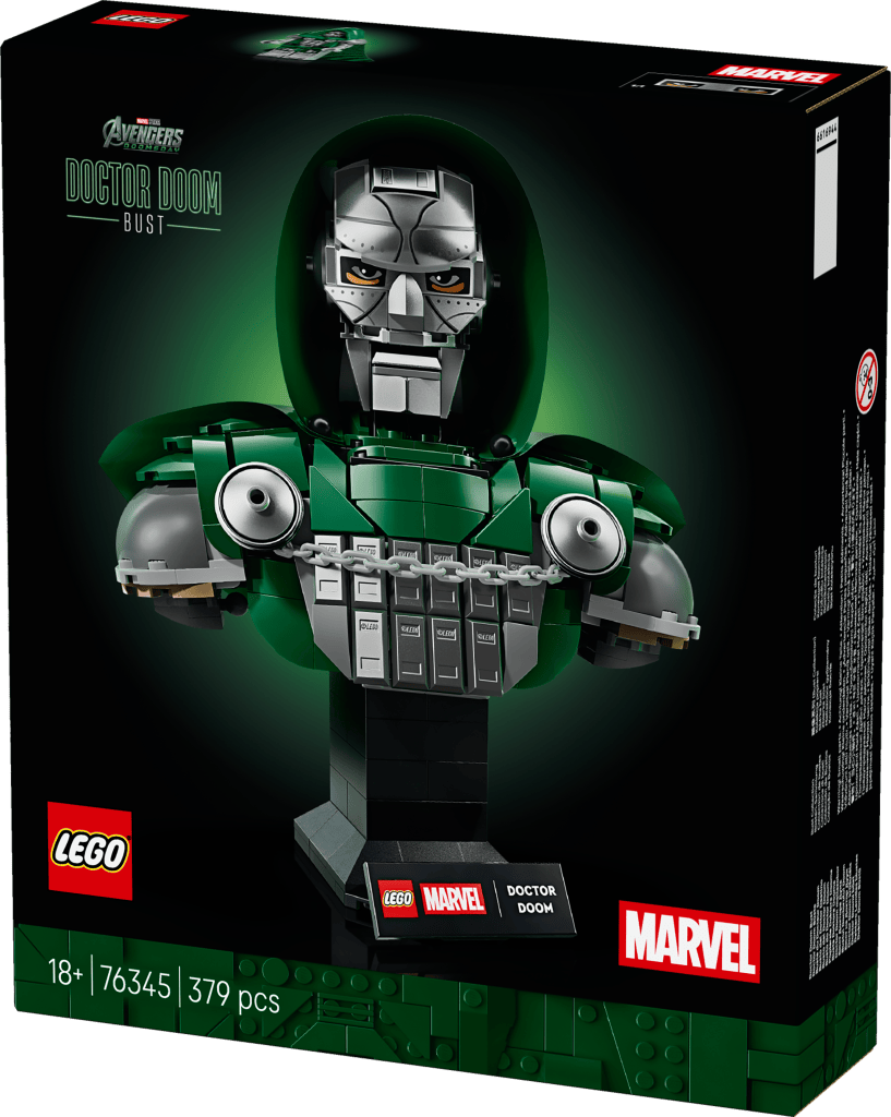 boîte LEGO Marvel 76345 Buste du Docteur Doom
