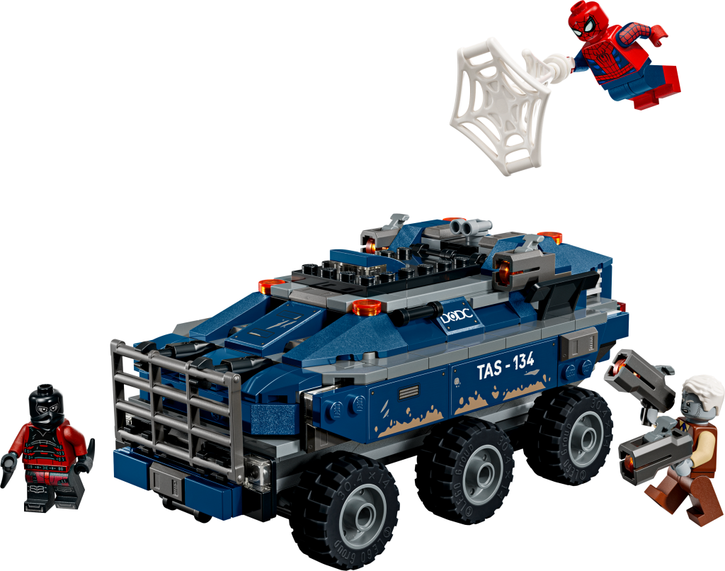 LEGO Marvel 76349 La Poursuite en Prison Mobile de Spider-Man