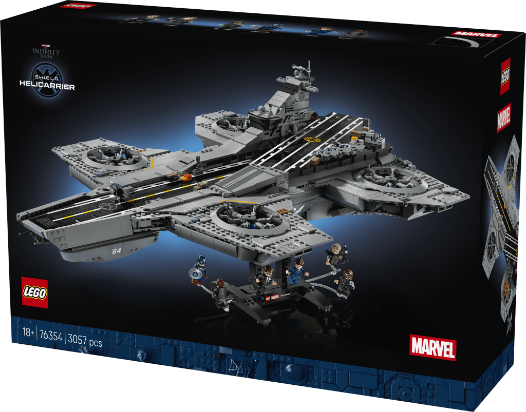 boîte LEGO Marvel 76354 L'Héliporteur du SHIELD