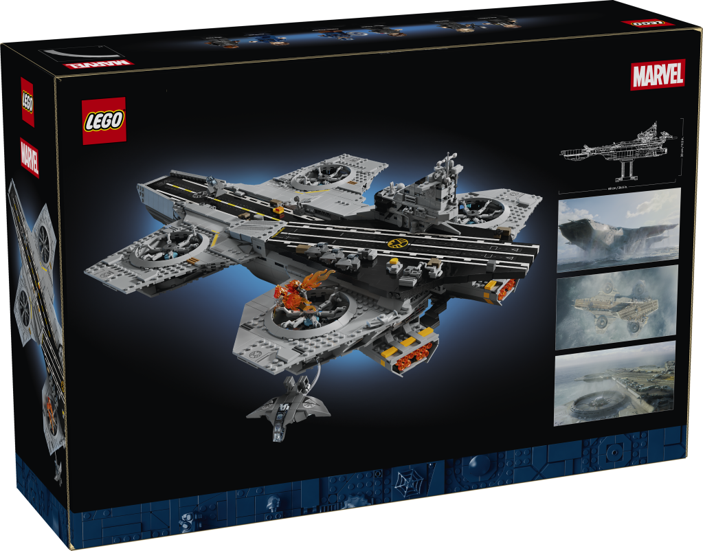 boîte LEGO Marvel 76354 L'Héliporteur du SHIELD