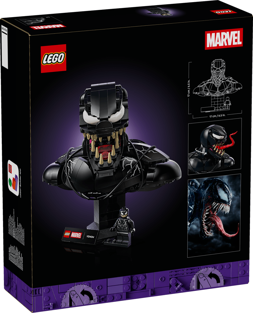 boîte LEGO Marvel 76356 Buste de Venom
