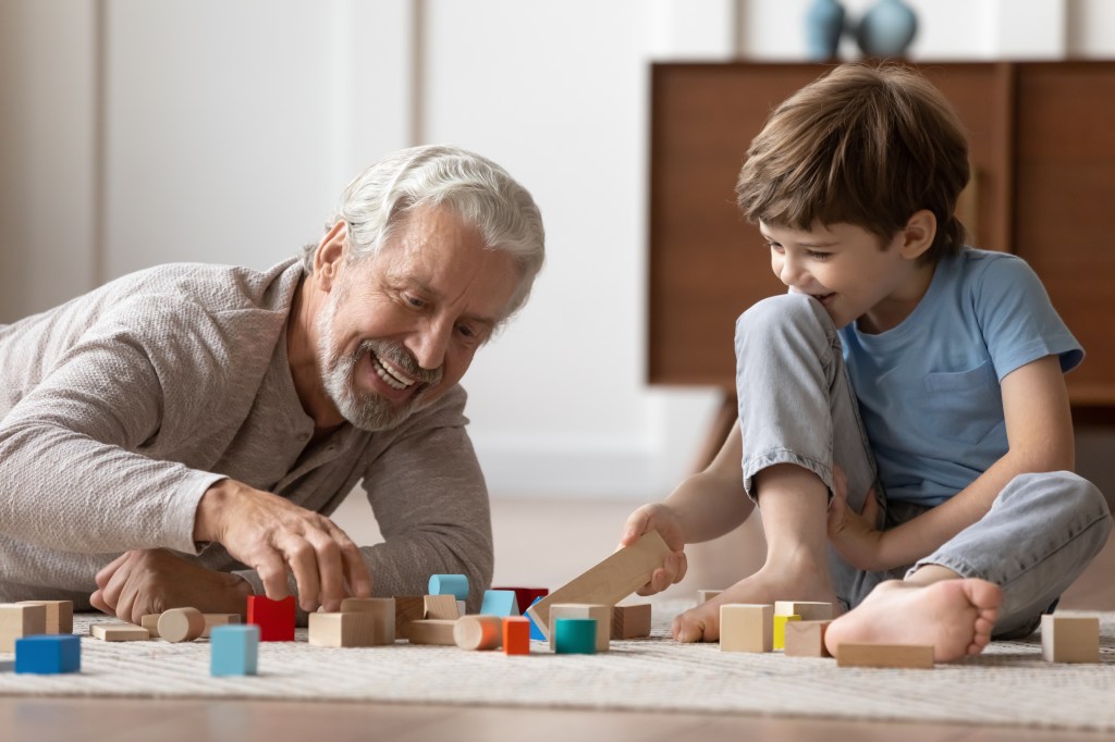 idée jeux enfant grand parent
