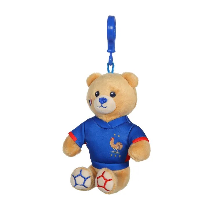 Porte-clés Ourson en peluche Maillot FFF