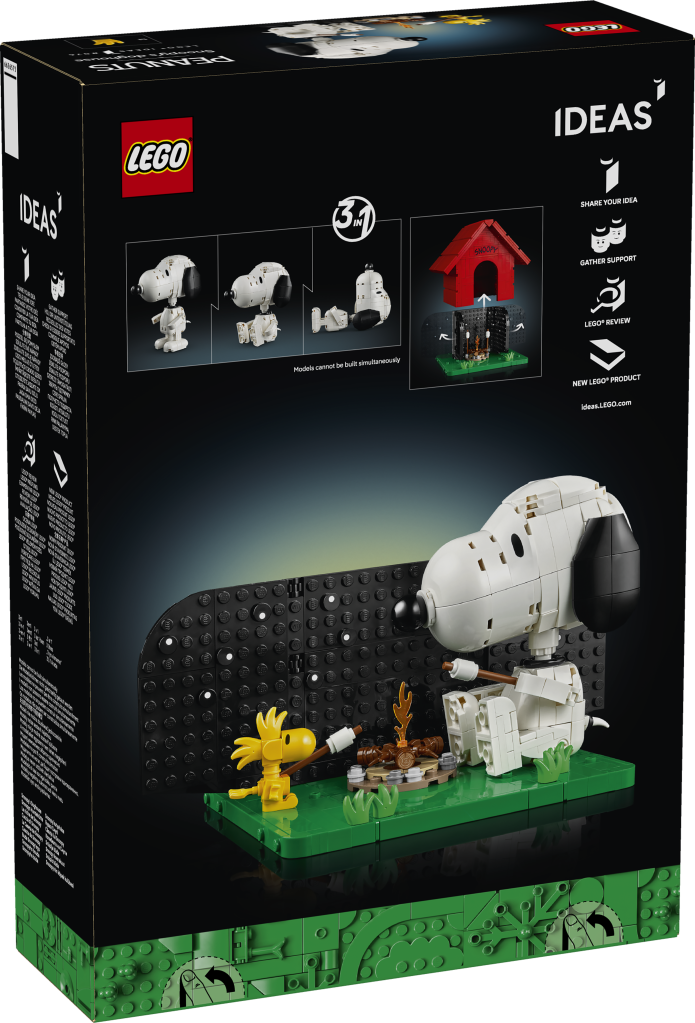 boîte LEGO Ideas 21368 Peanuts : La Niche de Snoopy
