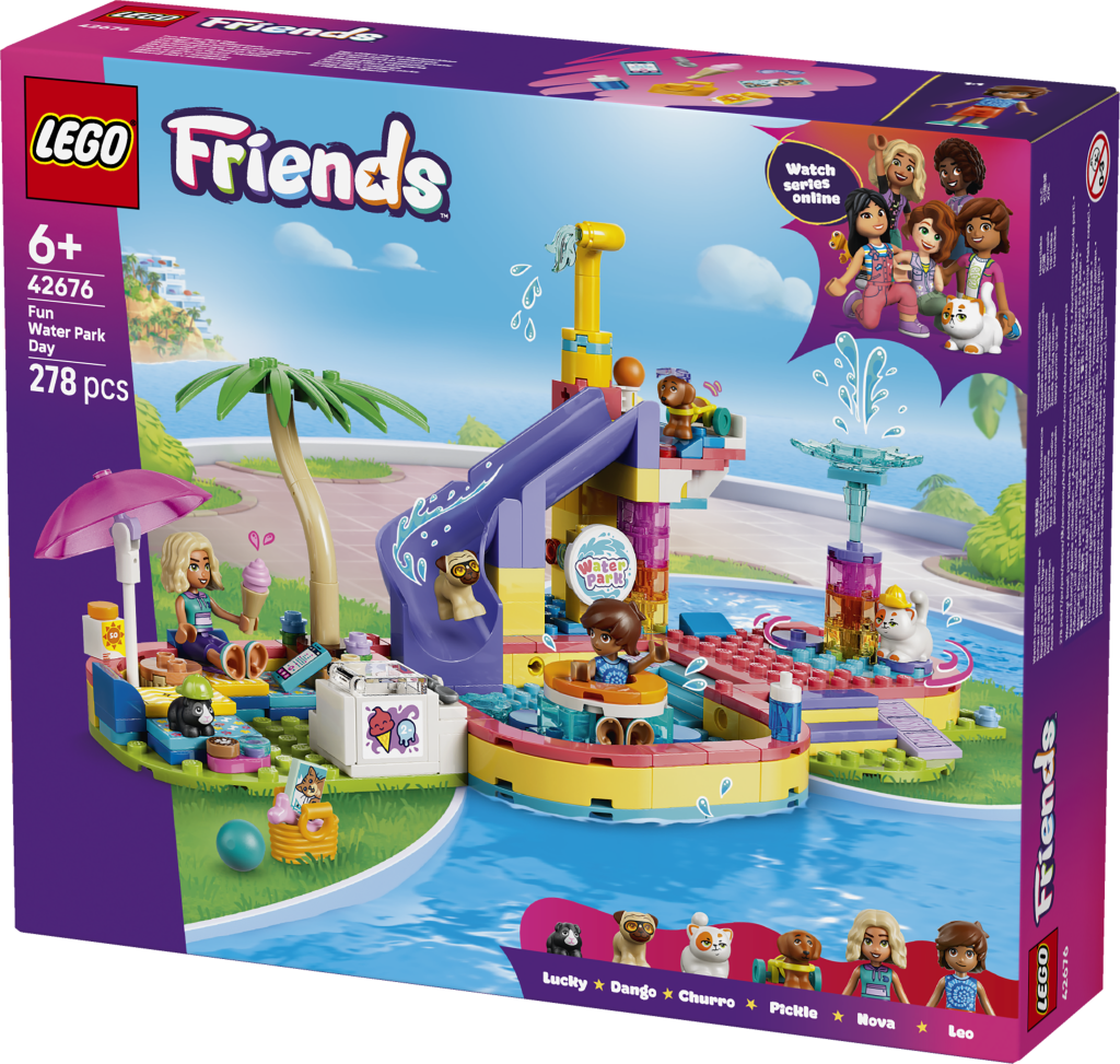 boîte LEGO® Friends 42676 Une Fabuleuse Journée au Parc Aquatique