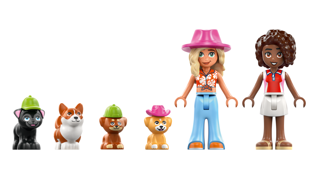 personnages LEGO® Friends 42677 La Boutique de Friandises pour Chiens