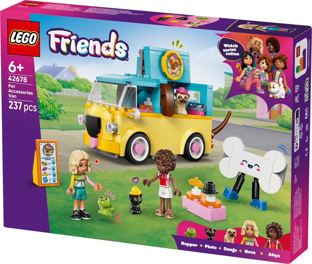 boîte LEGO® Friends 42678 Le Van d’Accessoires pour Animaux