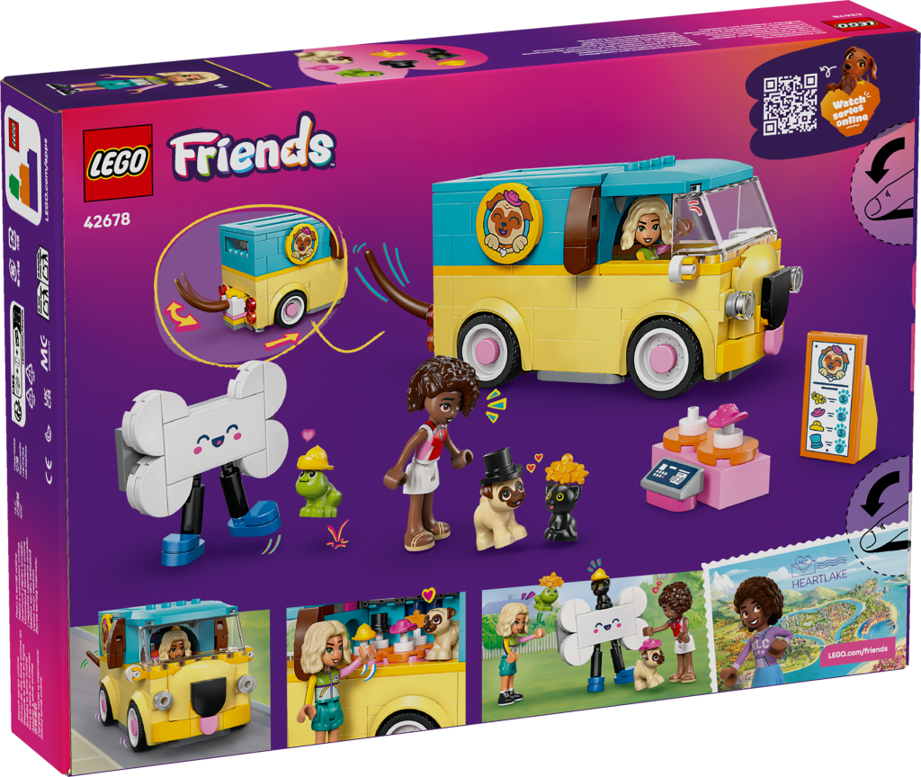 boîte LEGO® Friends 42678 Le Van d’Accessoires pour Animaux