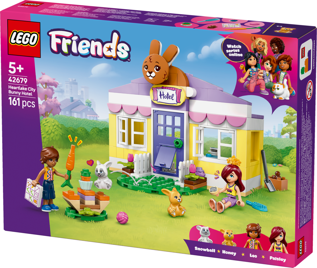 boîte LEGO® Friends 42679 L’Hôtel des Lapins de Heartlake City