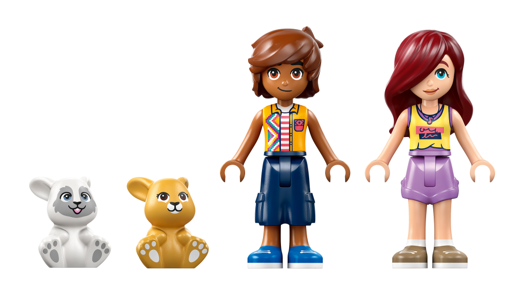 personnages LEGO® Friends 42679 L’Hôtel des Lapins de Heartlake City