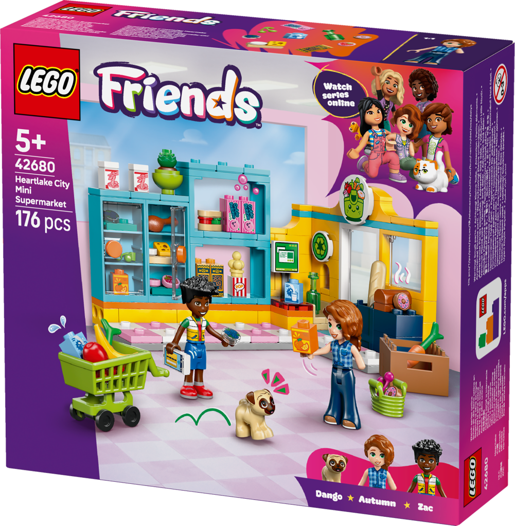 boîte LEGO® Friends 42680 L’Épicerie de Heartlake City