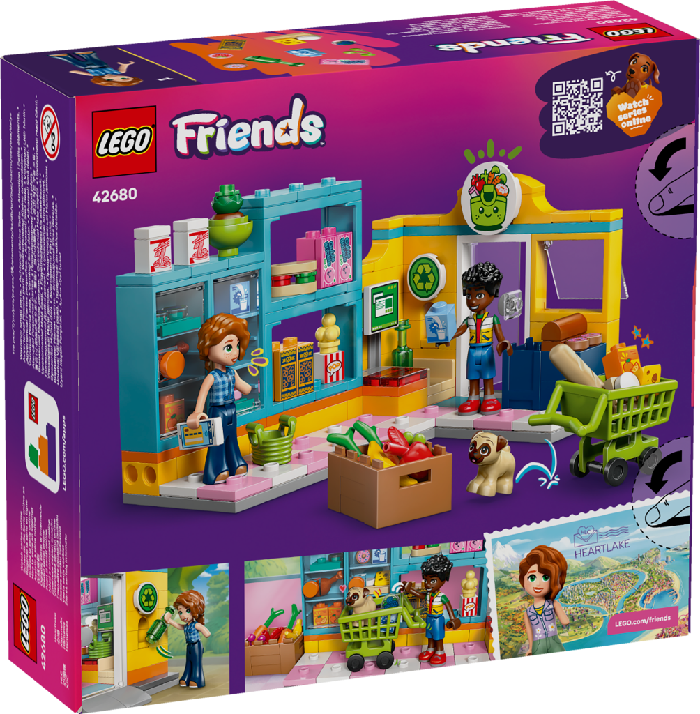 boîte LEGO® Friends 42680 L’Épicerie de Heartlake City