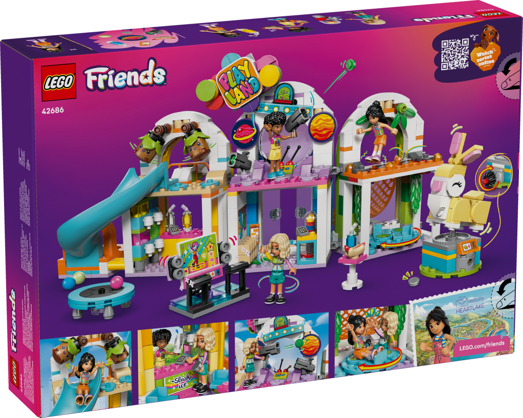 boîte LEGO® Friends 42686 L’Aire de Jeux d’Intérieur