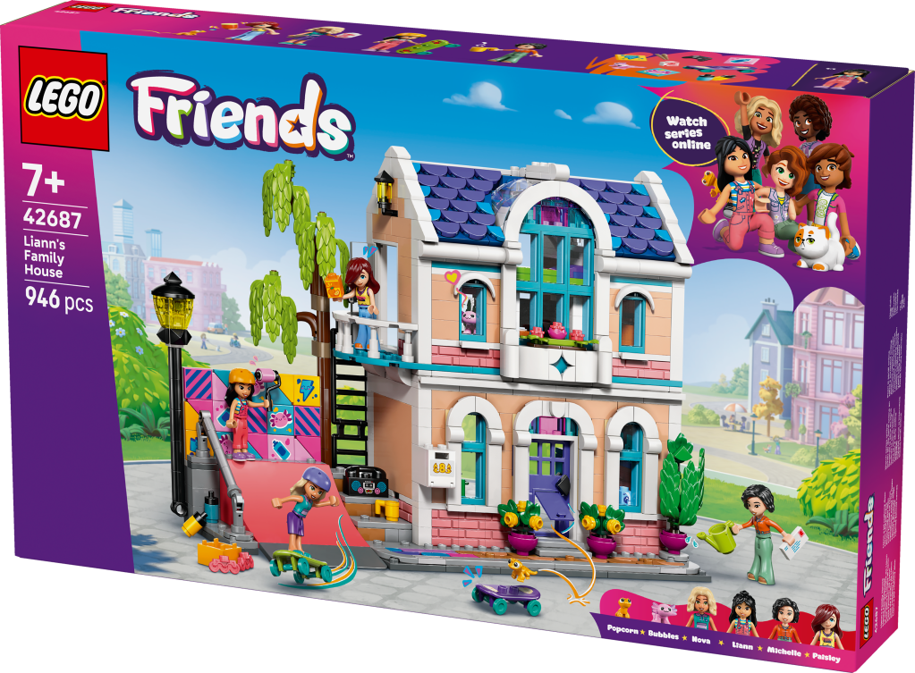 boîte LEGO® Friends 42687 La Maison de Famille de Liann