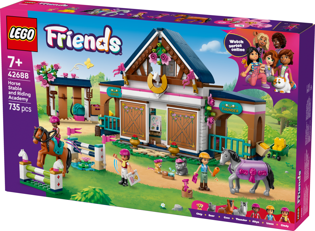 boîte LEGO® Friends 42688 L’Écurie et l’École d’Équitation