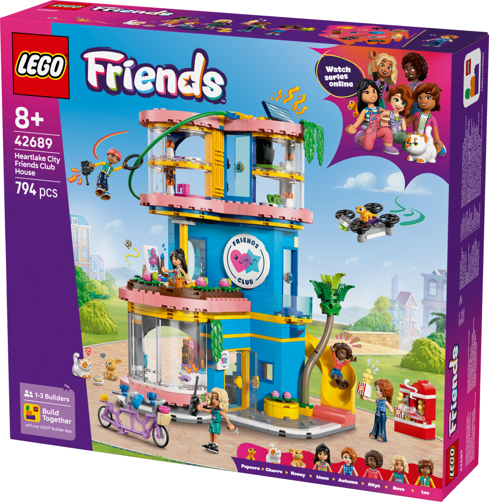 boîte LEGO® Friends 42689 Le Club-House de Heartlake City
