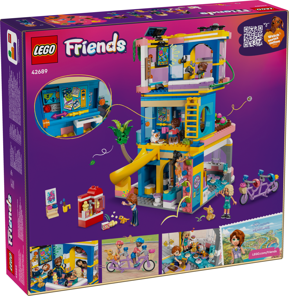 boîte LEGO® Friends 42689 Le Club-House de Heartlake City