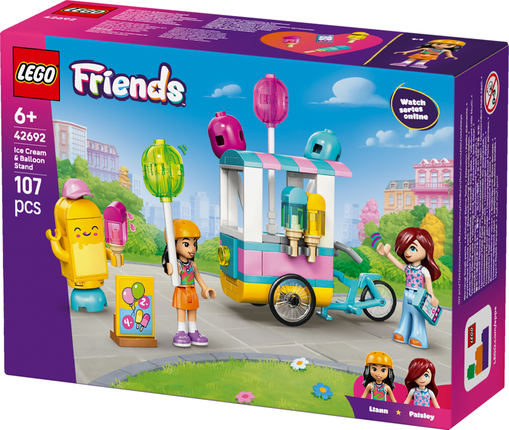 boîte LEGO® Friends 42692 Le Stand de Glaces et de Ballons