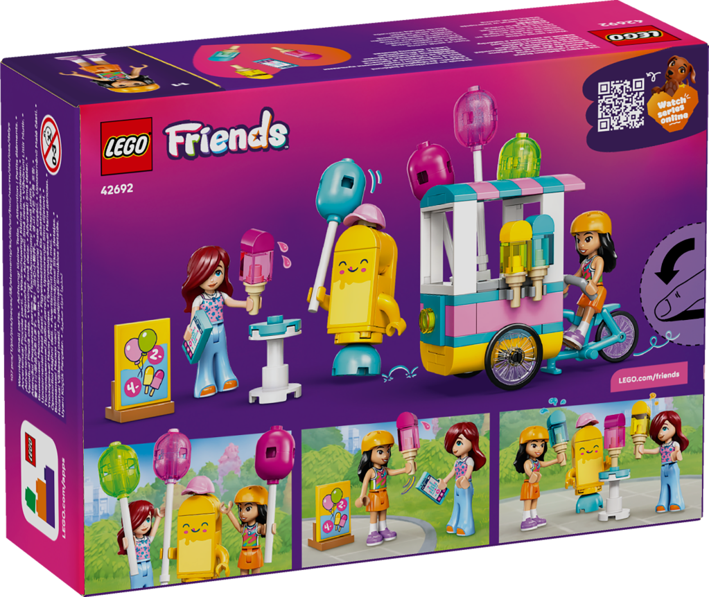 boîte LEGO® Friends 42692 Le Stand de Glaces et de Ballons