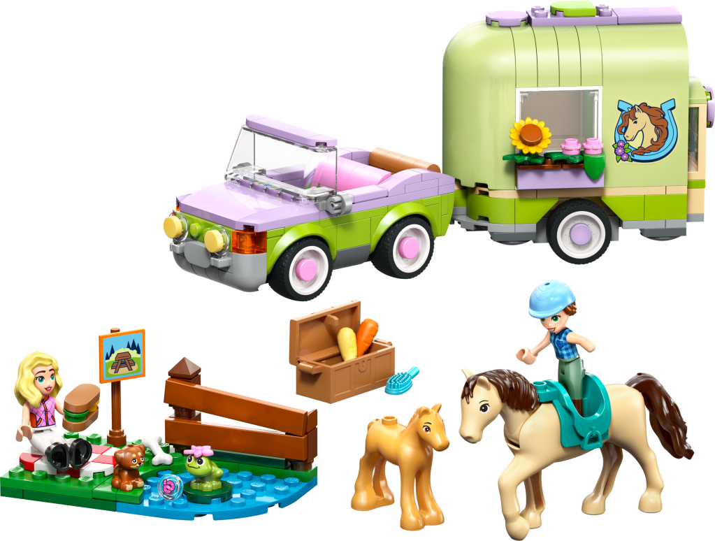 LEGO® Friends 42695 La Remorque du Cheval et du Poulain