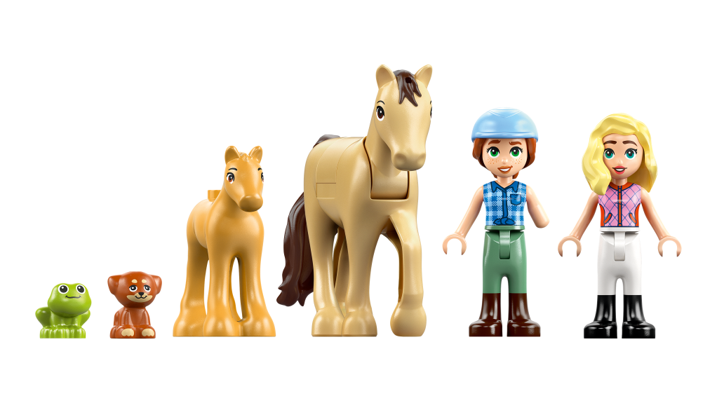 personnages LEGO® Friends 42695 La Remorque du Cheval et du Poulain