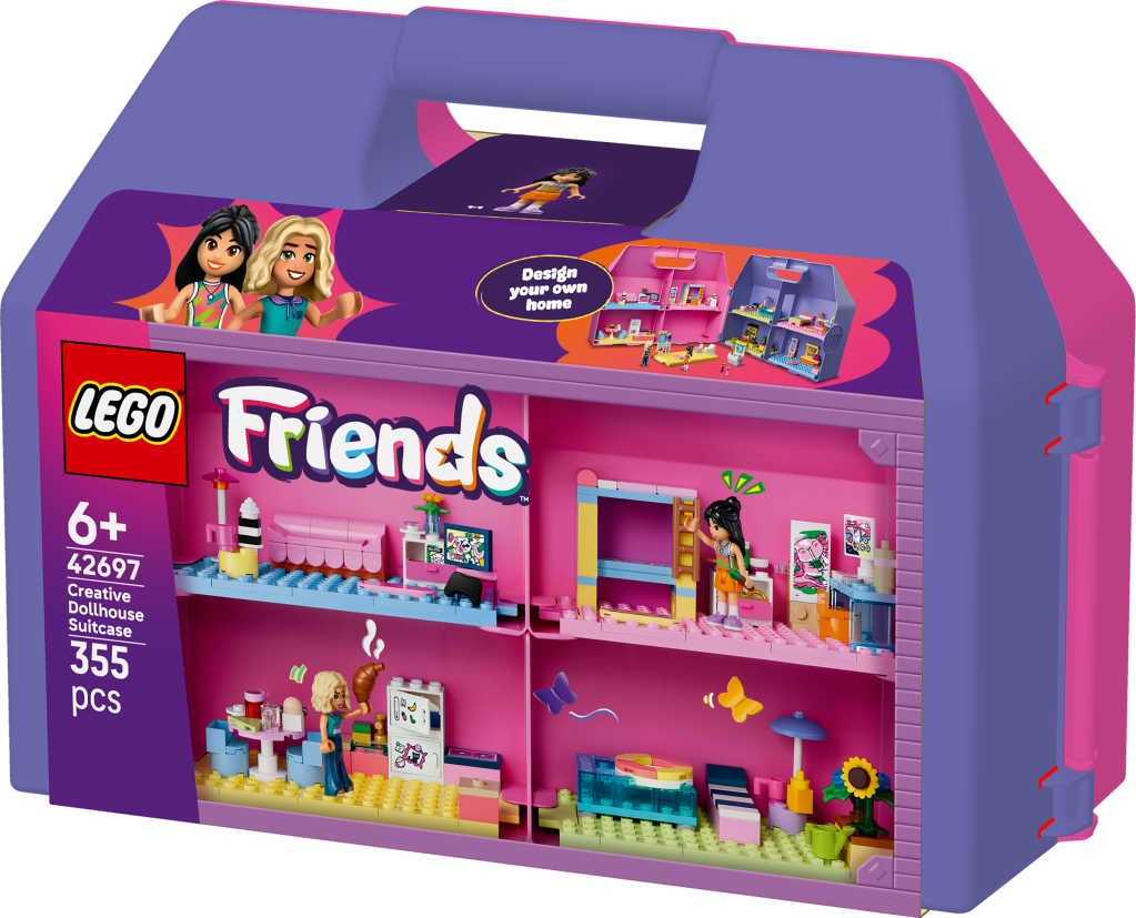 boîte LEGO® Friends 42697 La Maison de Poupée dans la Valise Créative