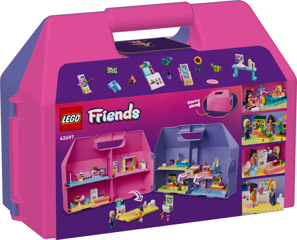 boîte LEGO® Friends 42697 La Maison de Poupée dans la Valise Créative