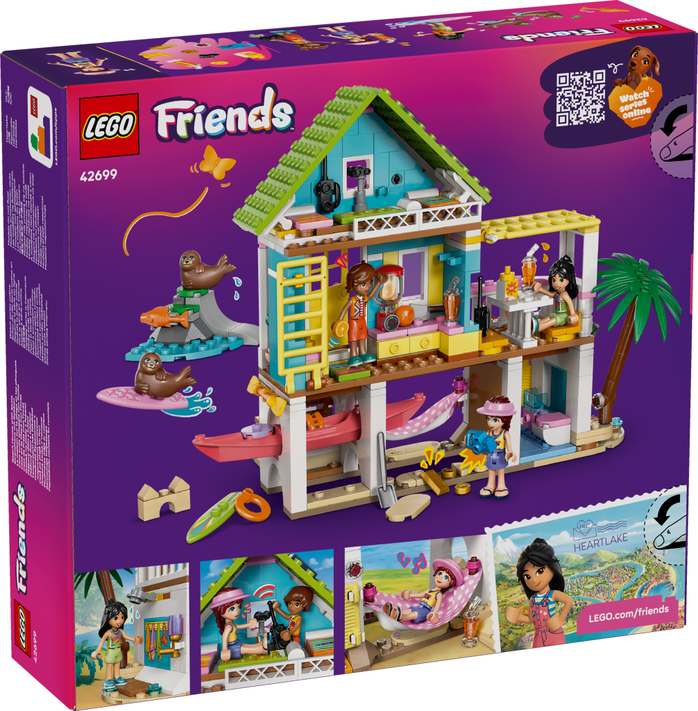 boîte LEGO® Friends 42699 La Maison sur la Plage et les Phoques