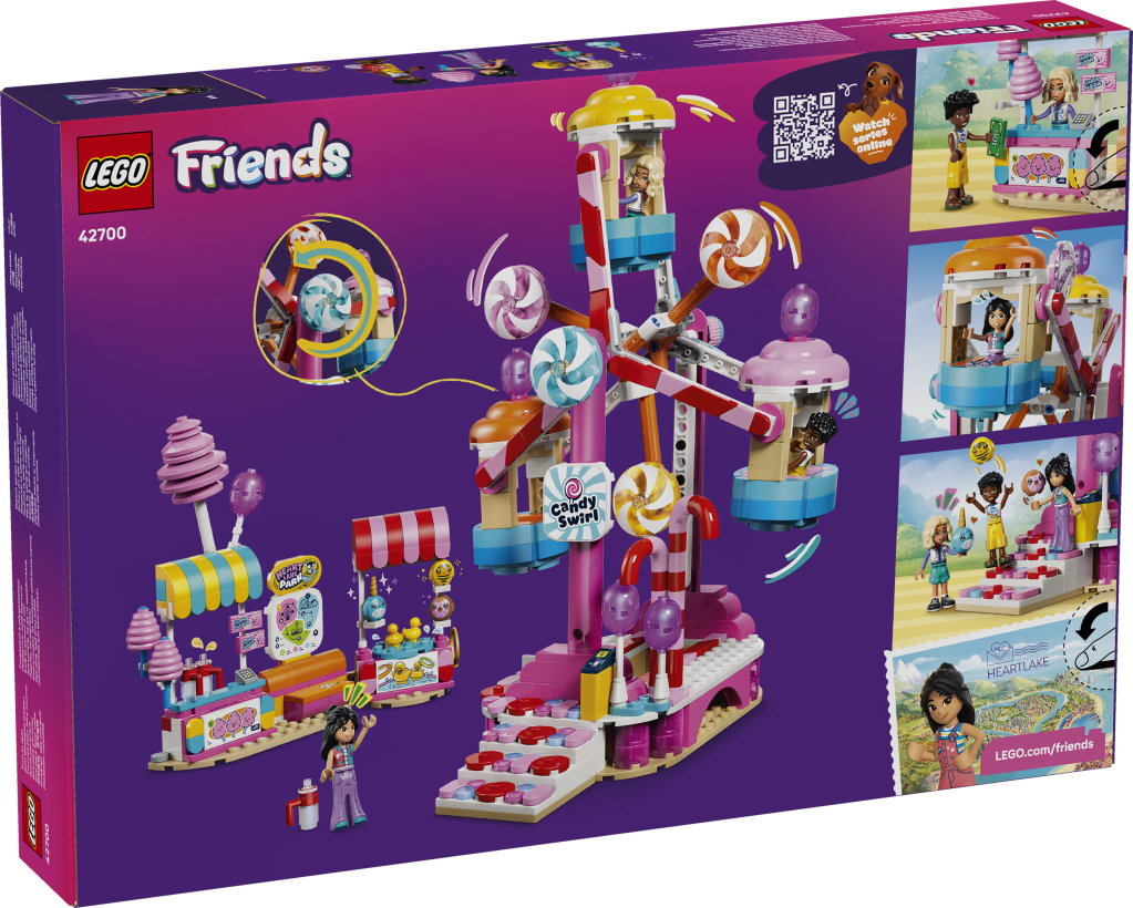boîte LEGO® Friends 42700 La Grande Roue Ornée de Bonbons et Cupcakes