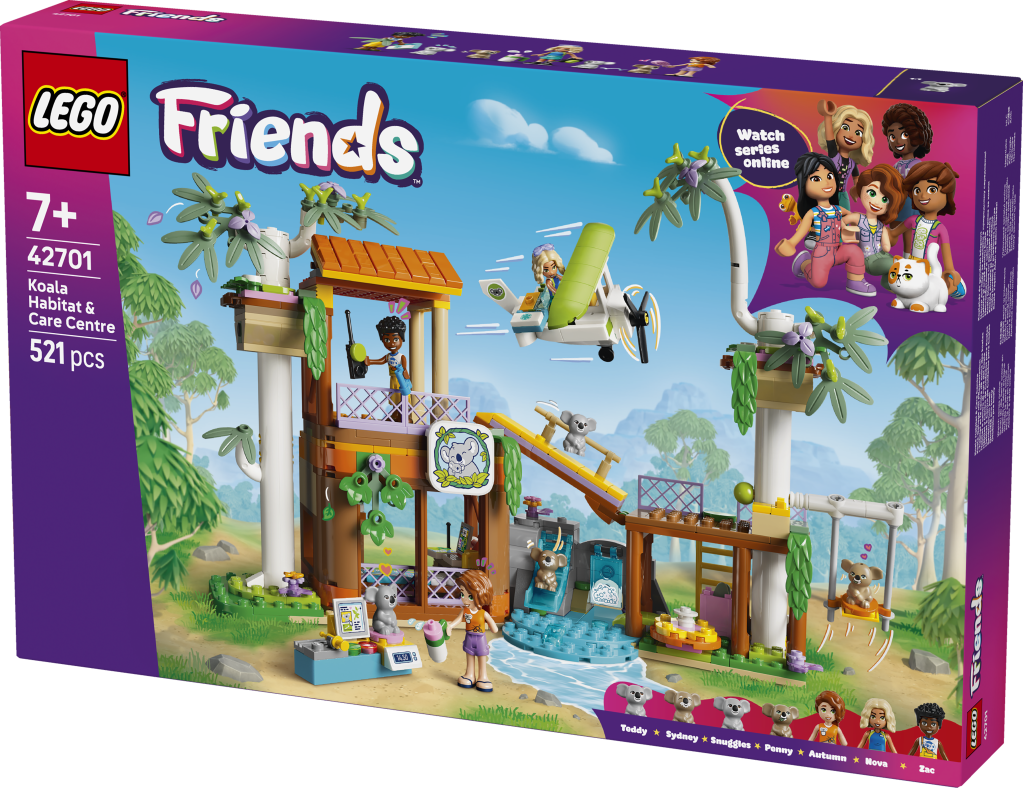 boîte LEGO® Friends 42701 L’Habitat et le Centre de Soins des Koalas
