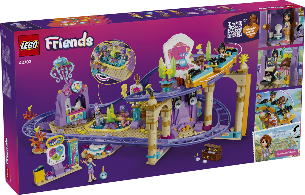 boîte LEGO® Friends 42703 Les Montagnes Russes des Sirènes