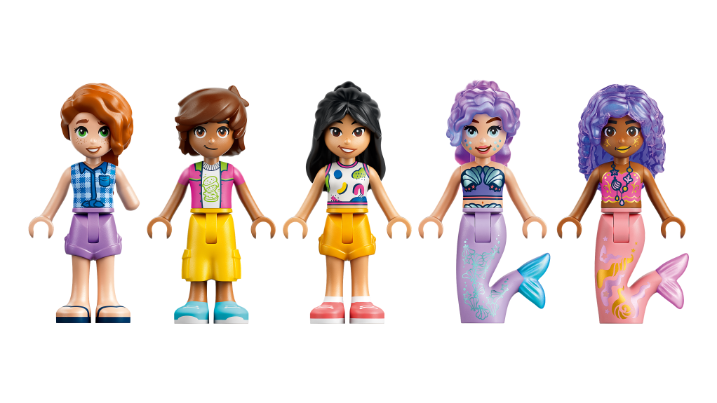 personnages LEGO® Friends 42703 Les Montagnes Russes des Sirènes