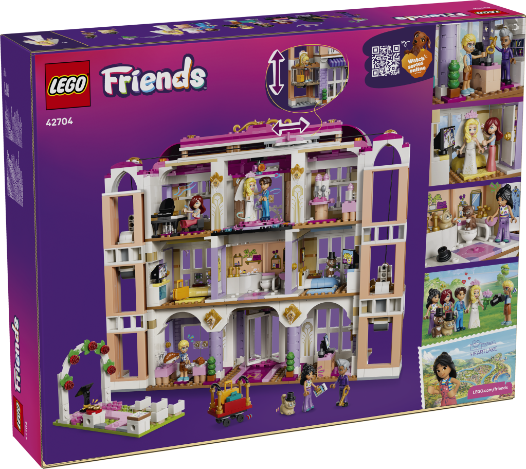 boîte LEGO® Friends 42704 Le Grand Hôtel de Heartlake City