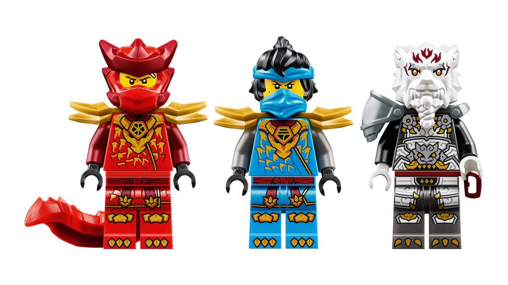 figurines LEGO NINJAGO 71863 Zilvar et Grimtak la Bête Draconique
