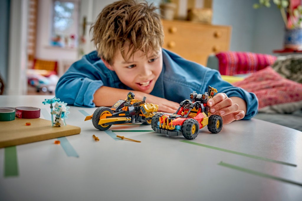 LEGO NINJAGO 71864 Véhicules Combinables de Kai et Cole