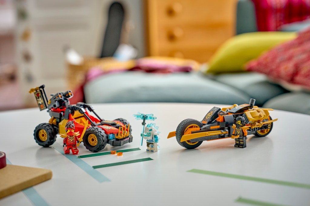 LEGO NINJAGO 71864 Véhicules Combinables de Kai et Cole