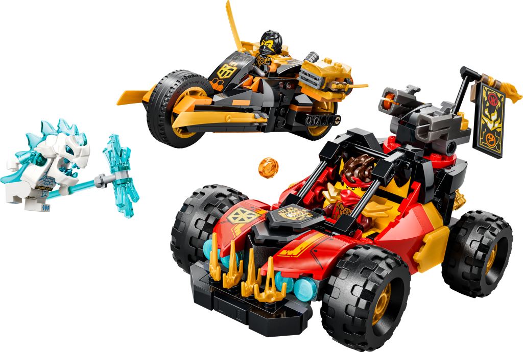 LEGO NINJAGO 71864 Véhicules Combinables de Kai et Cole