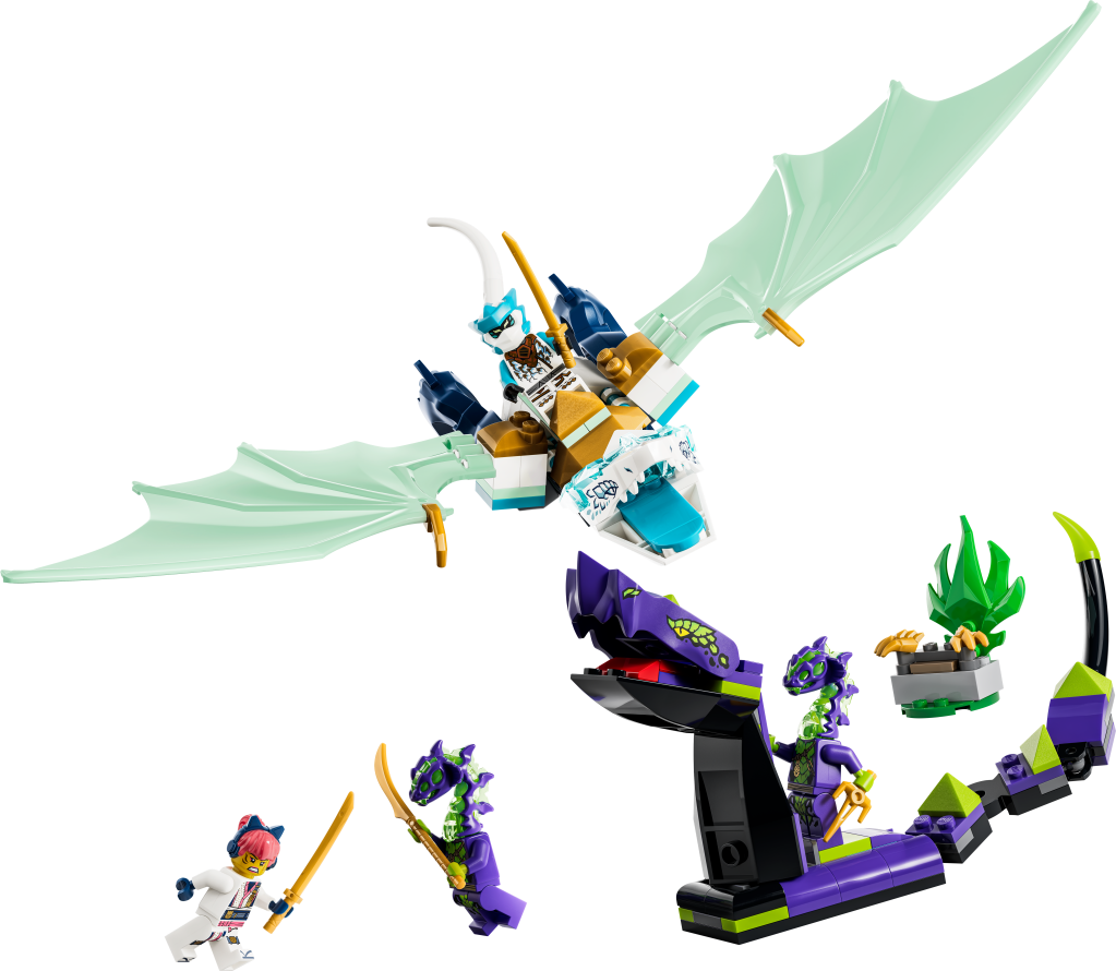LEGO NINJAGO 71865 Le Combat du Dragon de Glace de Zane