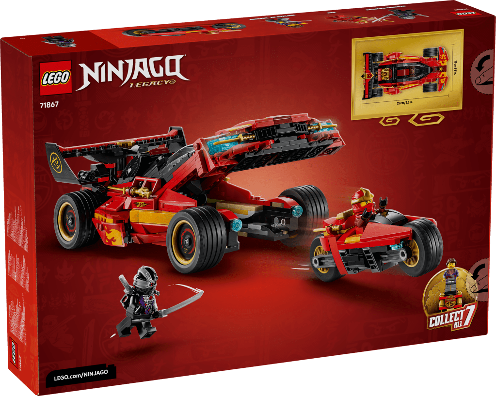 boîte LEGO NINJAGO 71867 Le Chargeur Ninja X-1 : 15e Anniversaire