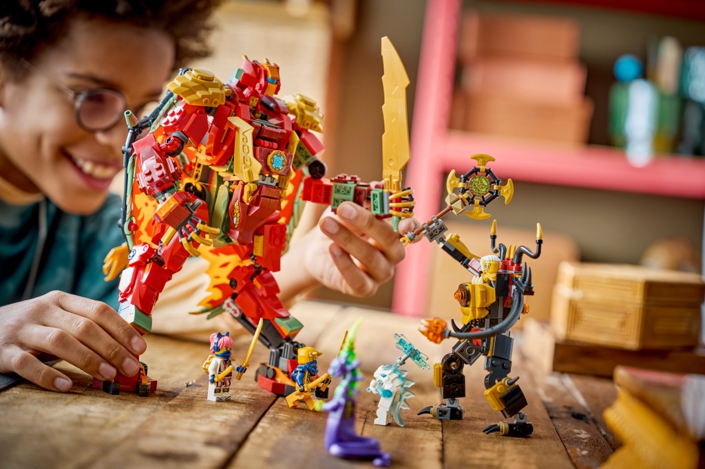 LEGO NINJAGO 71868 Le Robot Dragon Transformable de Braséra
