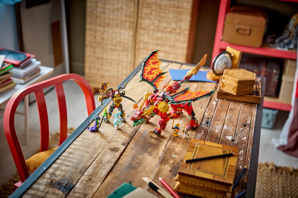 LEGO NINJAGO 71868 Le Robot Dragon Transformable de Braséra