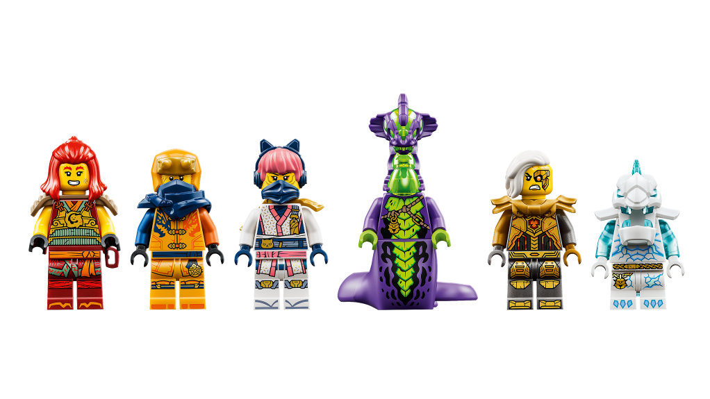 figurines LEGO NINJAGO 71868 Le Robot Dragon Transformable de Braséra