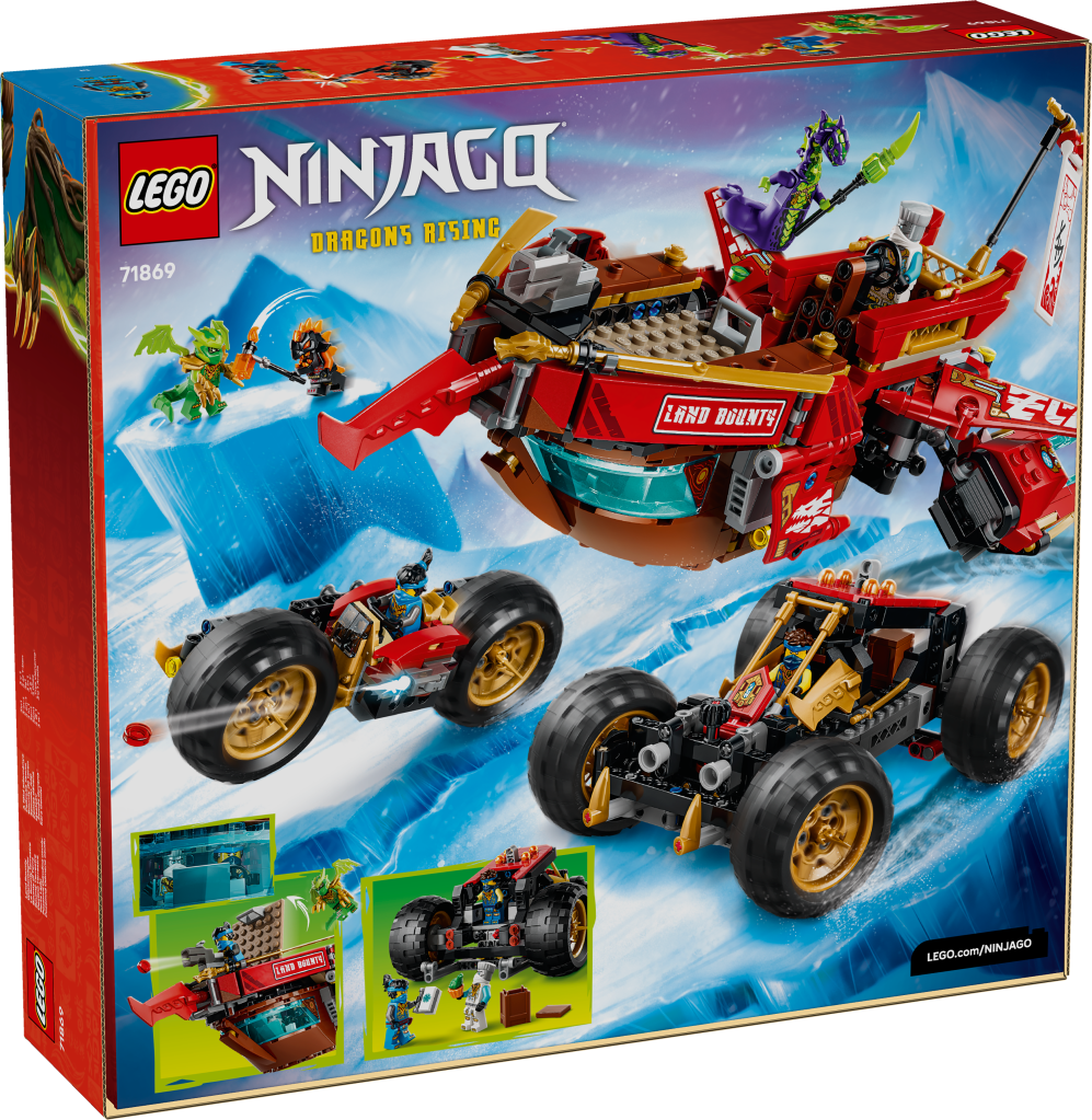 boîte LEGO NINJAGO 71869 Le Bounty Terrestre