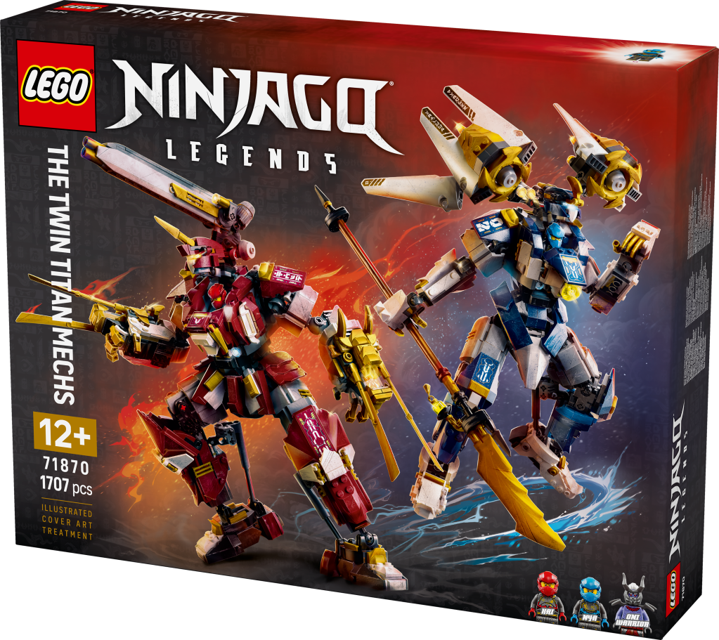 boîte LEGO NINJAGO 71870 Les Robots Titan Jumeaux