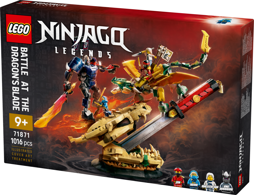 boîte LEGO NINJAGO 71871 Combat sur la Lame du Dragon