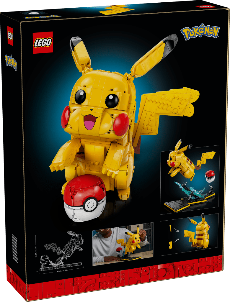 boîte LEGO Pokémon 72152 Pikachu et Poké Ball