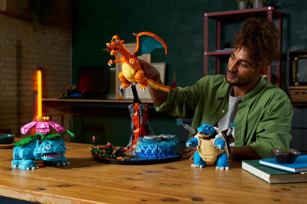 LEGO Pokémon 72153 Florizarre, Dracaufeu et Tortank