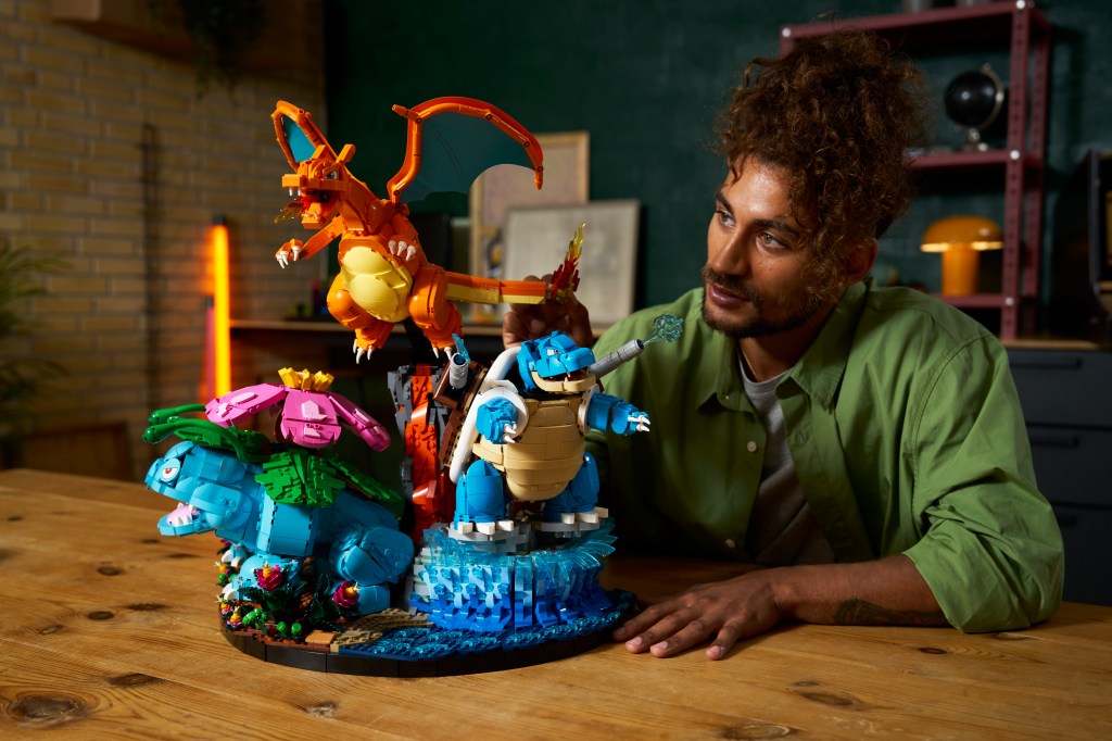 LEGO Pokémon 72153 Florizarre, Dracaufeu et Tortank