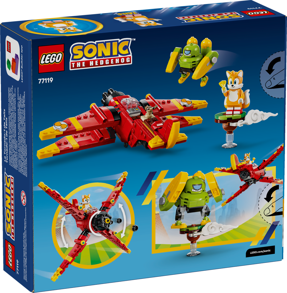 boîte LEGO Sonic the Hedgehog 77119 Le Tornado-1 de Tails